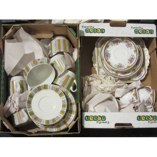 1435 - WITHDRAWN - A quantity of vintage tea sets to include Alfred Meakin 