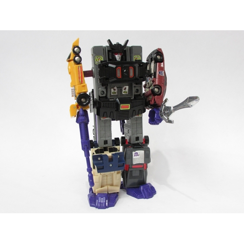 7022 - Hasbro Takara Transformers 1980s First Generation (G1) unboxed Decepticon 'Menasor' formed from the ... 