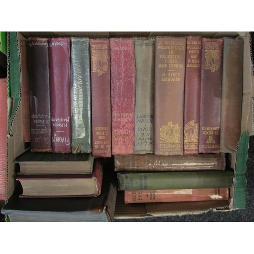 1082 - A quantity of Henry Rider Haggard books, including 'Cleopatra', 'Allan Quatermain', 'The Yellow God'... 