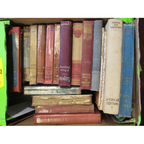 1082 - A quantity of Henry Rider Haggard books, including 'Cleopatra', 'Allan Quatermain', 'The Yellow God'... 