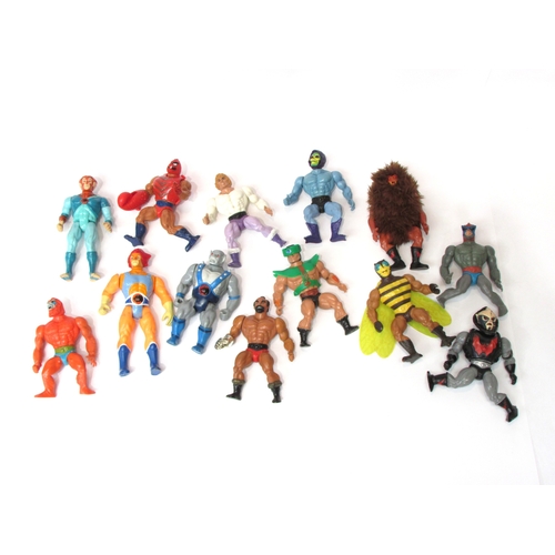 7060 - Ten 1980s Mattel Masters of the Universe action figures to include He-Man, Skeletor, Clawful, Buzz-S... 