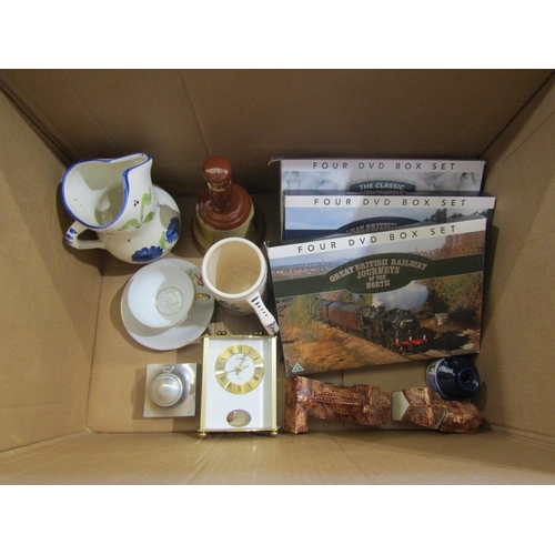 1096 - A mixed lot including Great British Railway Journeys DVD sets, North, South and The Classic British ... 