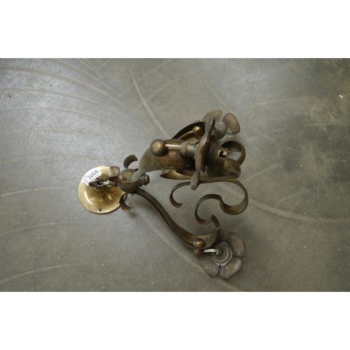 2006 - An Art Nouveau hammered brass electrolier
