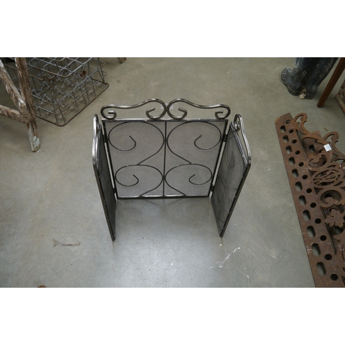 2024 - Two wire rack bottle crates with a mesh fire screen