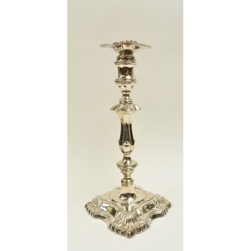 8002 - A pair of William Hutton & Sons Ltd large silver weighted based candlesticks of classic design, Lond... 