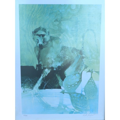 9039 - KEITH ERIC JOUBERT (South African 1948-2013) A set of four framed and glazed limited edition prints ... 