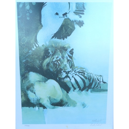 9039 - KEITH ERIC JOUBERT (South African 1948-2013) A set of four framed and glazed limited edition prints ... 