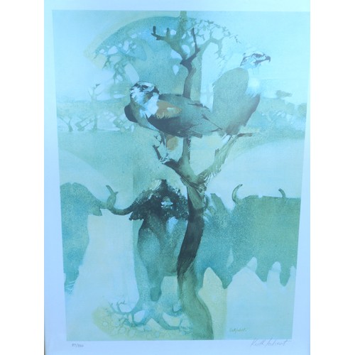 9039 - KEITH ERIC JOUBERT (South African 1948-2013) A set of four framed and glazed limited edition prints ... 
