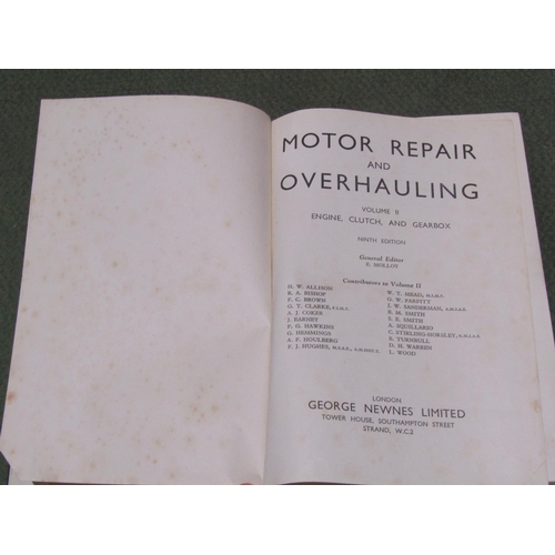 4026 - A selection of vintage Motor Repair books including; A set of four volumes (1,2,4 and 5) for 