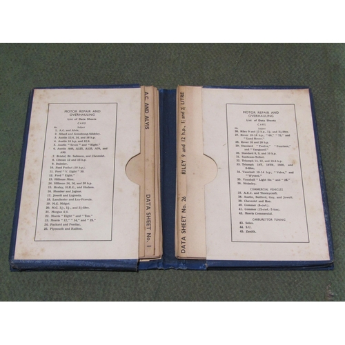 4026 - A selection of vintage Motor Repair books including; A set of four volumes (1,2,4 and 5) for 
