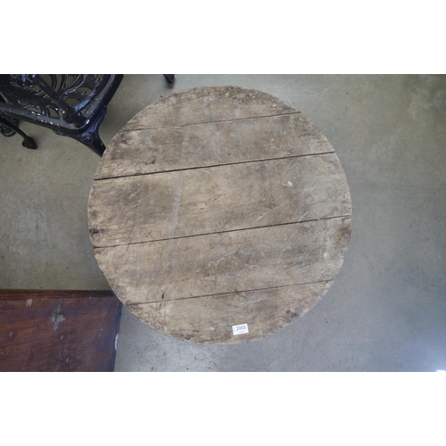 2005 - A circular shepherds table
