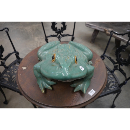 2010 - A painted pottery frog