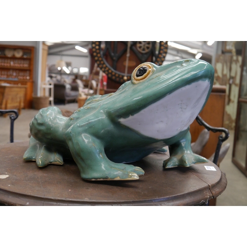 2010 - A painted pottery frog