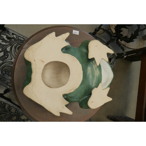2010 - A painted pottery frog