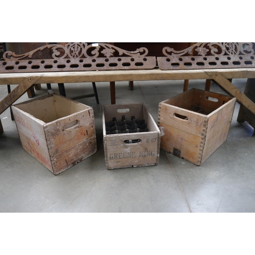 2018 - Three greene king crates