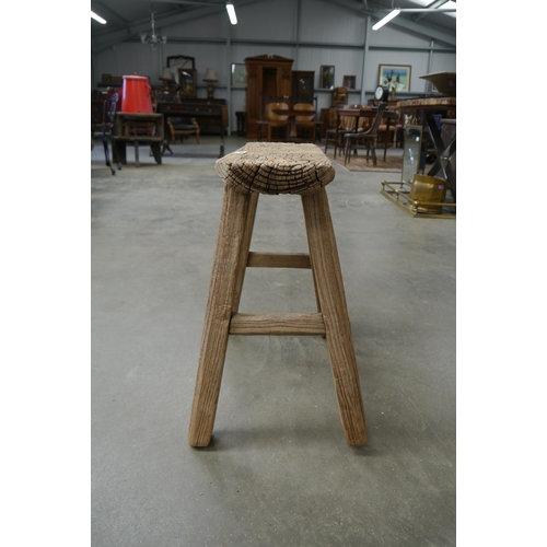 2024 - A large rustic stool