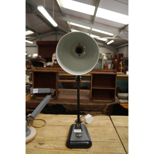 2043 - A Memlite angle poise engineers desk lamp