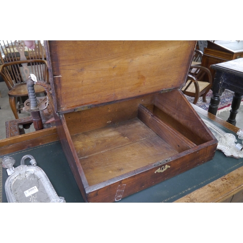 2003 - An Edwardian oak writing slope