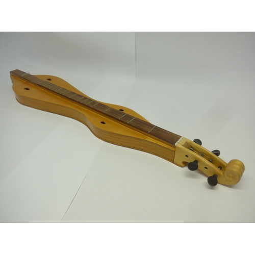 6053 - An Appalachian dulcimer, paper labels to interior 