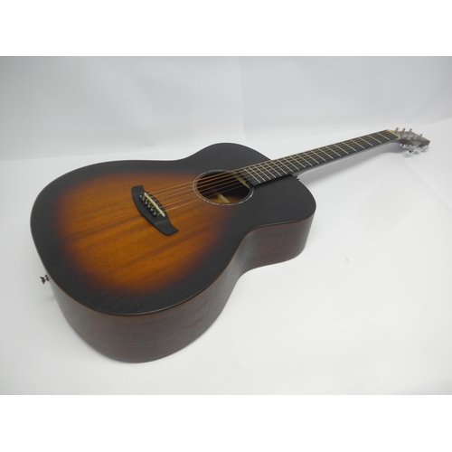 6046 - A Tanglewood Crossroads model TC3 acoustic guitar, serial no. KU250300240, with Roksak soft case