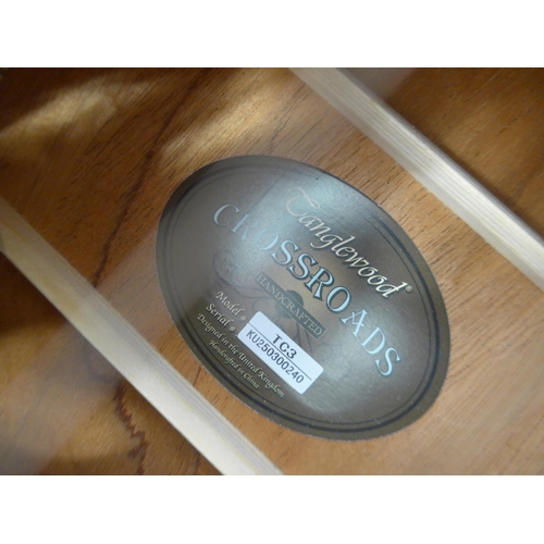 6046 - A Tanglewood Crossroads model TC3 acoustic guitar, serial no. KU250300240, with Roksak soft case