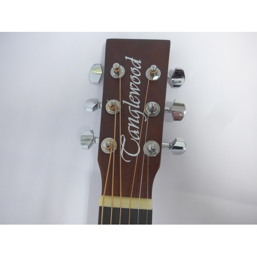 6046 - A Tanglewood Crossroads model TC3 acoustic guitar, serial no. KU250300240, with Roksak soft case