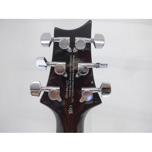 6015 - A Paul Reed Smith PRS SE DGT (David Grissom Trem) gold top electric guitar, maple top with mahogany ... 