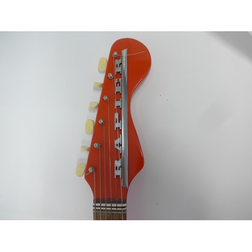 6030 - A 1960s Watkins Rapier 33 electric guitar with Hi-Lo tremolo, serial no.8283, possibly repainted, Su... 