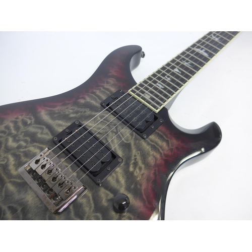 6014 - A 2016 Paul Reed Smith PRS SE Marc Holcomb signature electric guitar, mahogany body with quilted map... 