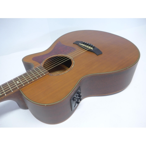6040 - A Tanglewood TW145 SC electro-acoustic guitar with built in pickup, serial no. FS1307000039, with ha... 