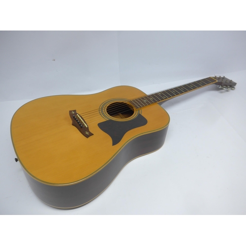 6044 - A Tanglewood TW-115AS acoustic guitar, spruce top, mahogany back, sides and neck, rosewood fretboard... 