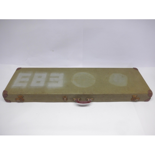 6035 - An early 1960s Burns Sonic electric bass guitar in natural mahogany finish, fitted with two Burns Tr... 