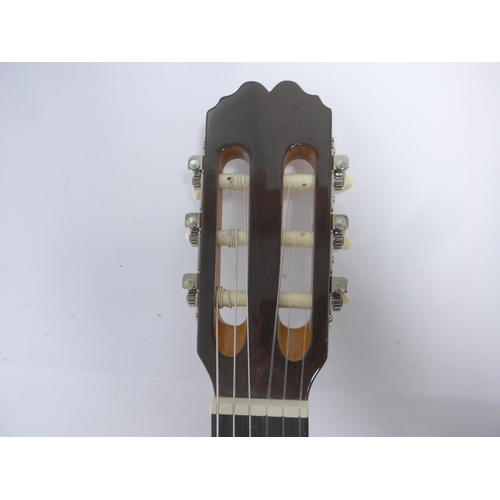 6045 - An Admira Sara EC classical electro-acoustic guitar, single cutaway, with Stagg soft case