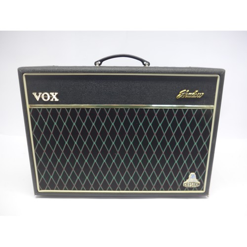 6080 - A Vox V9320 Cambridge 30 Reverb Twin electric guitar amplifier, serial no. 003166, with Shadow badge... 