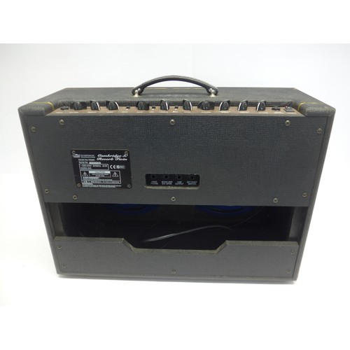6080 - A Vox V9320 Cambridge 30 Reverb Twin electric guitar amplifier, serial no. 003166, with Shadow badge... 