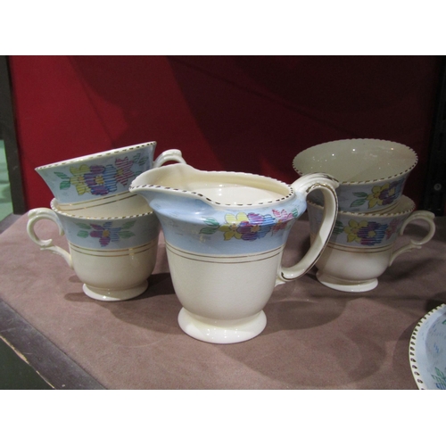 4006 - A selection of Royal Stuart tea ware together with Burleigh Tudor tea ware, flower design