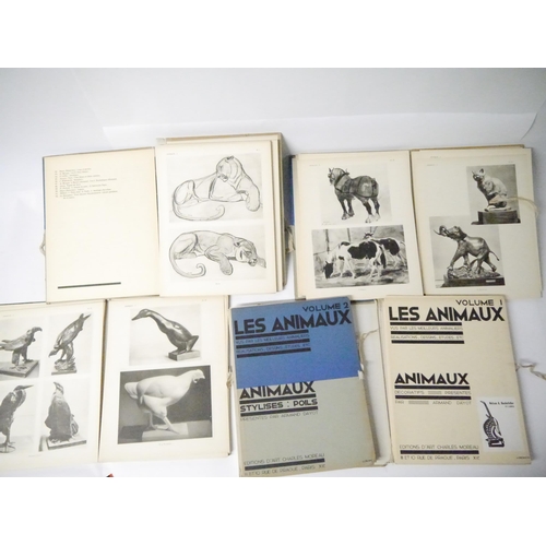 9198 - Armand Dayot: 'Les Animaux Vus Par Les Meilleurs Animaliers: Realisations-Dessins-Etudes Etc. [5 Vol... 