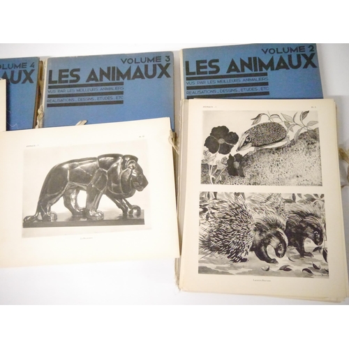 9198 - Armand Dayot: 'Les Animaux Vus Par Les Meilleurs Animaliers: Realisations-Dessins-Etudes Etc. [5 Vol... 