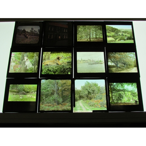 7027 - (England, Local Scenes, Pubs, Inns, Landscapes, Nature) A large collection of 20th Century diapositi... 