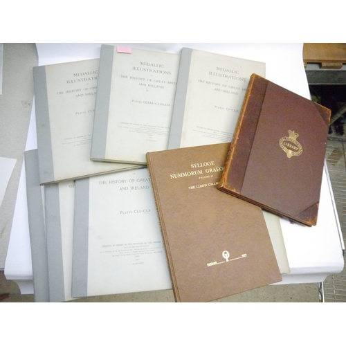 9163 - A collection of books and catalogues relating to Coins, Numismatics, Medals etc, including 'Medallic... 