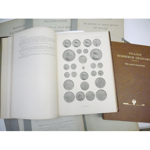 9163 - A collection of books and catalogues relating to Coins, Numismatics, Medals etc, including 'Medallic... 