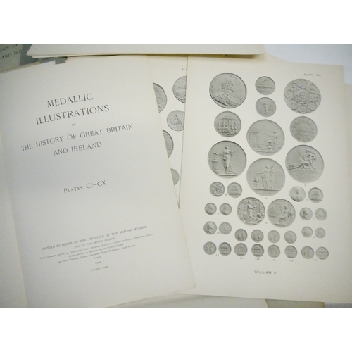 9163 - A collection of books and catalogues relating to Coins, Numismatics, Medals etc, including 'Medallic... 