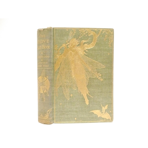 9302 - Andrew Lang: 'The Olive Fairy Book', London, Longmans, 1907, 1st edition, 1st impression, 8 colour p... 