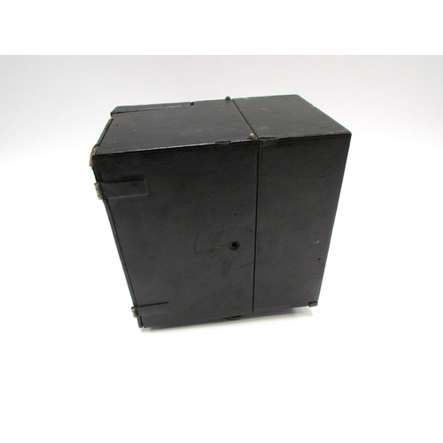 7012 - Rare late Victorian Adams & Co. No.5 Yale Stereo-Detective twin lens stereoscopic box camera, with c... 