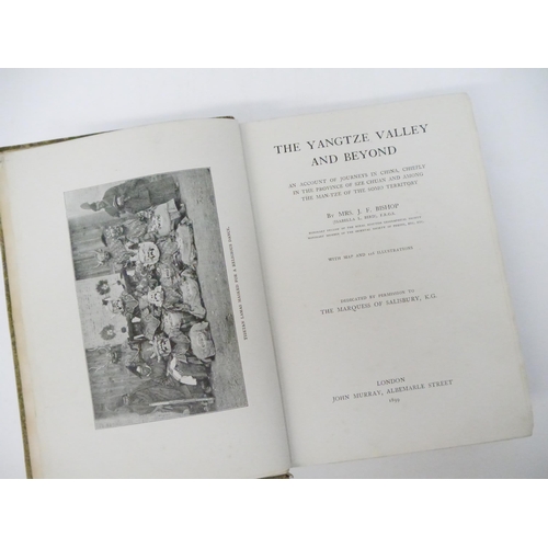 9038 - Mrs J.F. Bishop (Isabella L. Bird): 'The Yangtze Valley and Beyond. An Account of Journeys in China,... 
