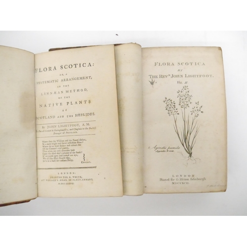 9065 - John Lightfoot: 'Flora Scotica: Or, a Systematic Arrangement, in the Linnaean Method, of the Native ... 