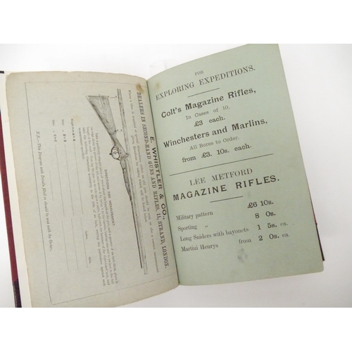 9076 - Firearms Interest (including the Winchester rifle.) Three scarce Victorian firearms catalogues bound... 