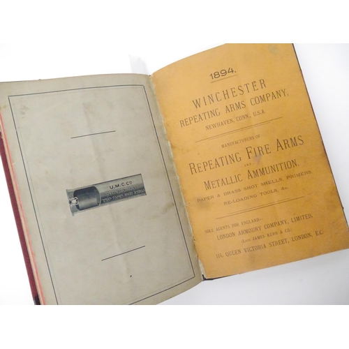 9076 - Firearms Interest (including the Winchester rifle.) Three scarce Victorian firearms catalogues bound... 