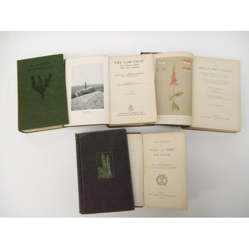 9084 - Five titles on Africa, including J.W. Gregory: 'The Great Rift Valley. Being the Narrative of a Jour... 