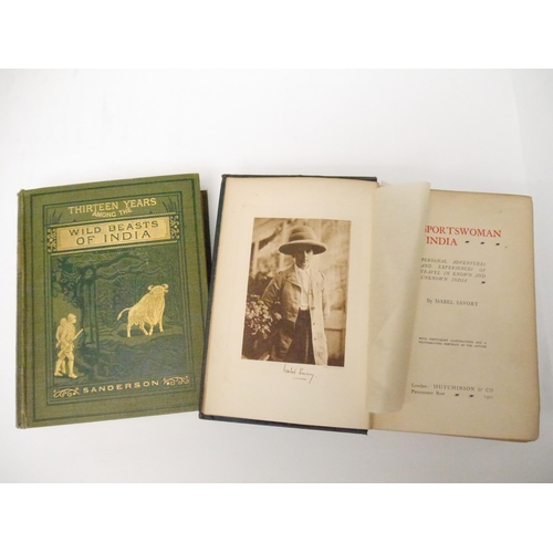 9091 - Isabel Savory: 'A Sportswoman in India: Personal Adventures and Experiences of Travel in Known and U... 